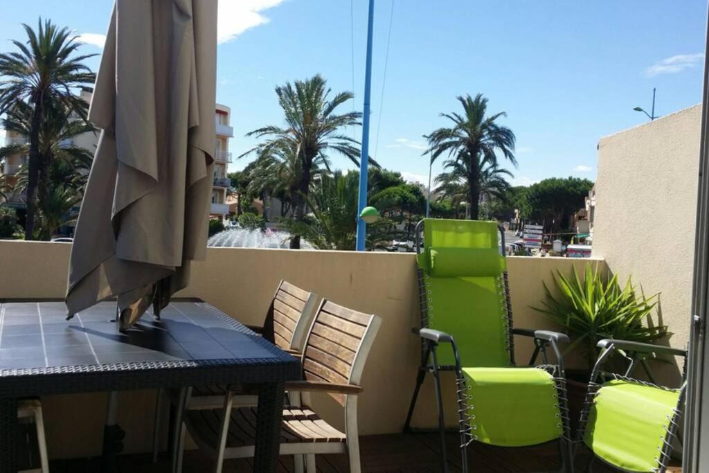 Appartement Beau T2 climatisé avec terrasse 100m plage à Saint-Cyprien  Extérieur photo